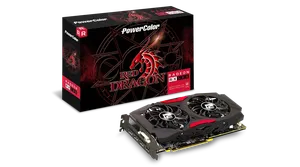 PowerColor Red Dragon Radeon RX 580 4GB GDDR5 (AXRX 580 4GBD5-3DHD/OC)